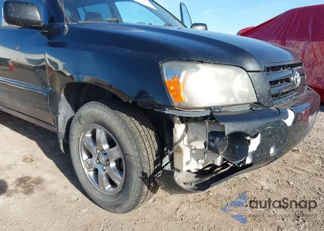 2006 Toyota Highlander V6 z USA, uszkodzony, nr VIN JTEEP21A660158089